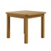 Mesa Quadrada Mel De Madeira Maciça Pinus 88x88 Para Cozinha Sala De Jantar Sfa
