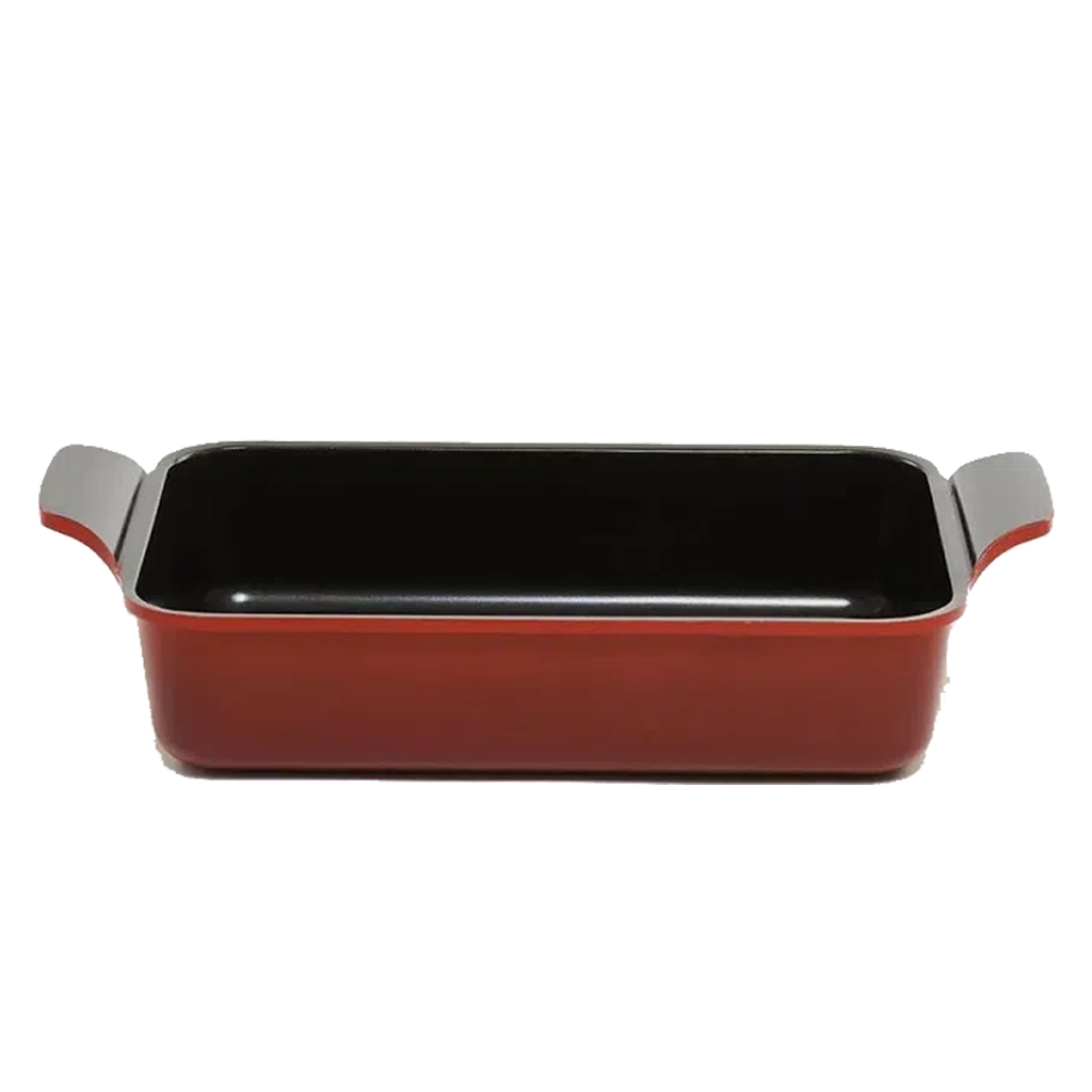 Assadeira - 430x227mm/5L - Neoflam, Vermelha, Alumínio Injetado, Revestimento Cerâmico