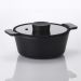 Caçarola 24cm/3,7L - Indução - Alumínio com Revestimento Cerâmico - VULKAN - Neoflam - Cor Preta