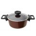 Caçarola 24cm/4,1L - Indução com Revestimento Cerâmico - Reverse - Neoflam - Cor Marrom Rosa