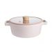Conjunto de Panelas Indução com Revestimento Cerâmico - FIKA Rosa - Neoflam - 5 Peças
