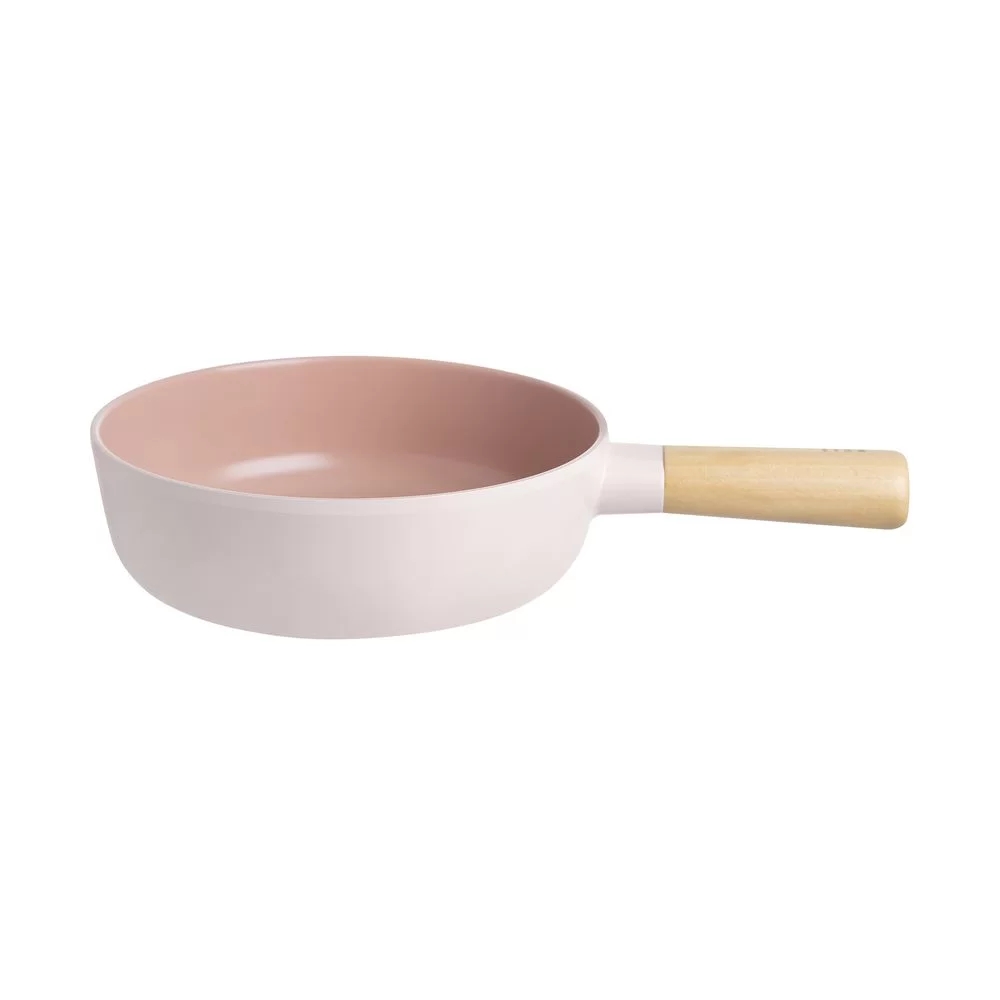 Conjunto de Panelas Indução com Revestimento Cerâmico - FIKA Rosa - Neoflam - 5 Peças