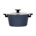 Conjunto de Panelas Indução com Revestimento Cerâmico - Reverse - Neoflam - Cor Azul - 5 peças