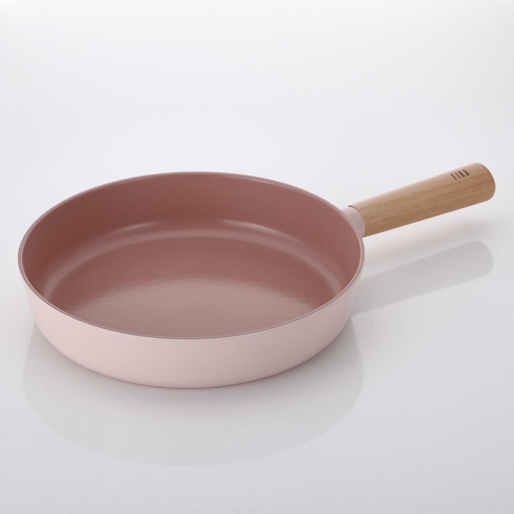 Frigideira 24cm/1,6L - Indução com Revestimento Cerâmico - FIKA - Neoflam - Cor Rosa
