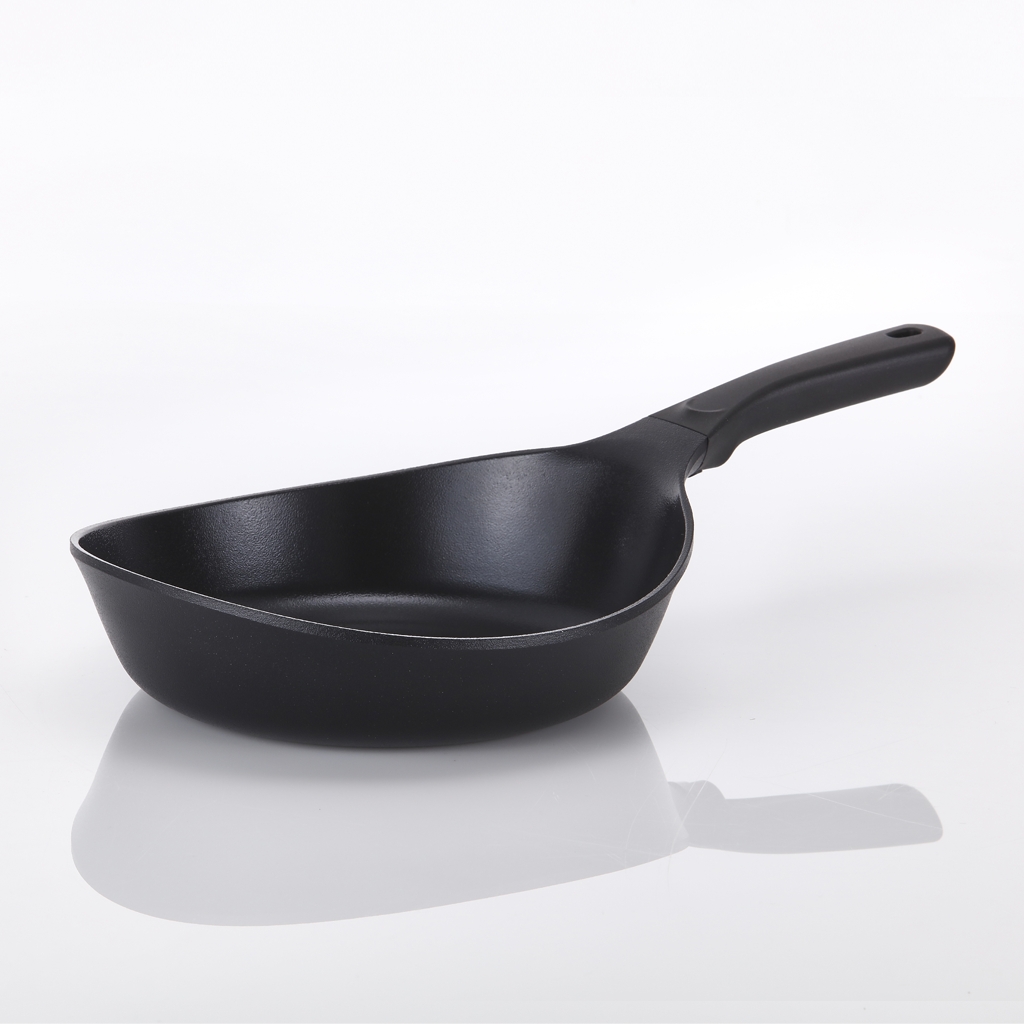 Frigideira 24cm/2,0L - Indução - Alumínio com Revestimento Cerâmico - VULKAN - Neoflam - Cor Preta