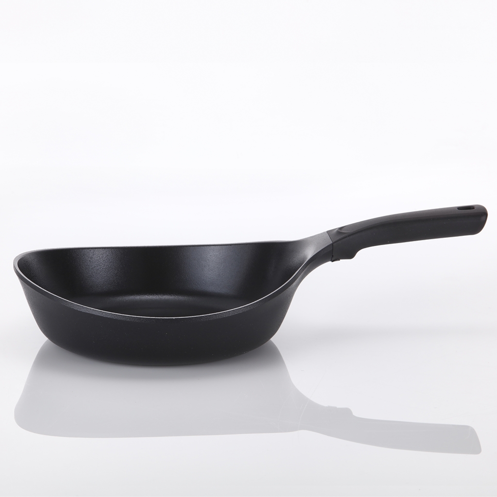 Frigideira 24cm/2,0L - Indução - Alumínio com Revestimento Cerâmico - VULKAN - Neoflam - Cor Preta