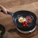 Frigideira 24cm/2,0L - Indução - Alumínio com Revestimento Cerâmico - VULKAN - Neoflam - Cor Preta