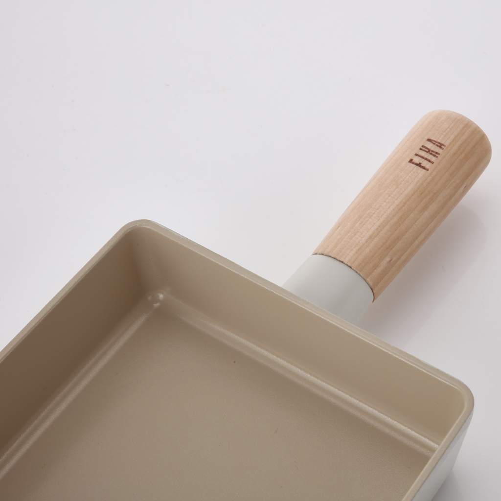Frigideira Omelete 15cm x 18cm - Indução com Revestimento Cerâmico - FIKA - Neoflam - Cor Pérola