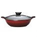 Frigideira Wok 28cm/3,5L com Revestimento Cerâmico - Amie - Neoflam - Cor Vermelha