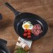 Frigideira Wok 28cm/3,8L - Indução - Alumínio com Revestimento Cerâmico - VULKAN - Neoflam - Cor Preta