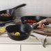 Frigideira Wok 28cm/3,8L - Indução - Alumínio com Revestimento Cerâmico - VULKAN - Neoflam - Cor Preta