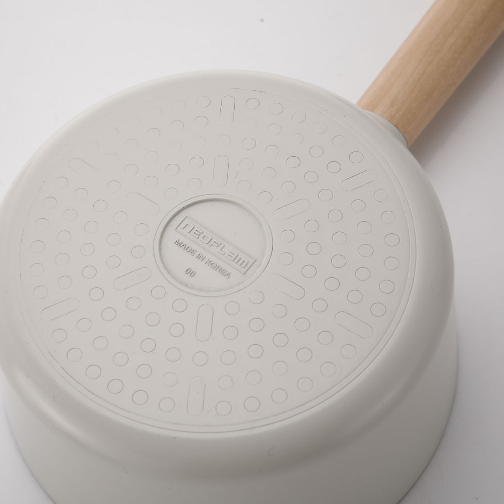 Panela 18cm/1,6L - Indução com Revestimento Cerâmico - FIKA - Neoflam - Cor Pérola