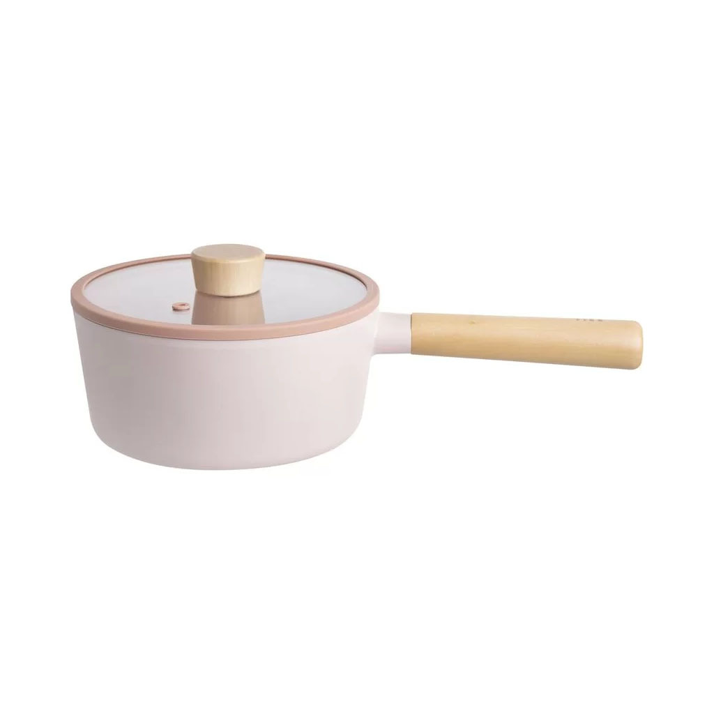 Panela 18cm/1,6L - Indução com Revestimento Cerâmico - FIKA - Neoflam - Cor Rosa