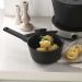 Panela 18cm/1,7L - Indução - Alumínio com Revestimento Cerâmico - VULKAN - Neoflam - Cor Preta