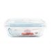 Pote de Vidro - Hermético - Retangular - Cloc Glass - Neoflam - 640ml