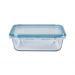 Pote de Vidro - Hermético - Retangular - Cloc Glass - Neoflam - 640ml