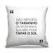 Almofada 40 x 40cm Nerderia e Lojaria frases caminho colorido