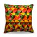 Almofada 40 x 40cm Nerderia e Lojaria geometrica09 rosa colorido