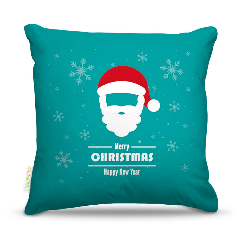 Almofada 40 x 40cm Nerderia e Lojaria natal6 colorido
