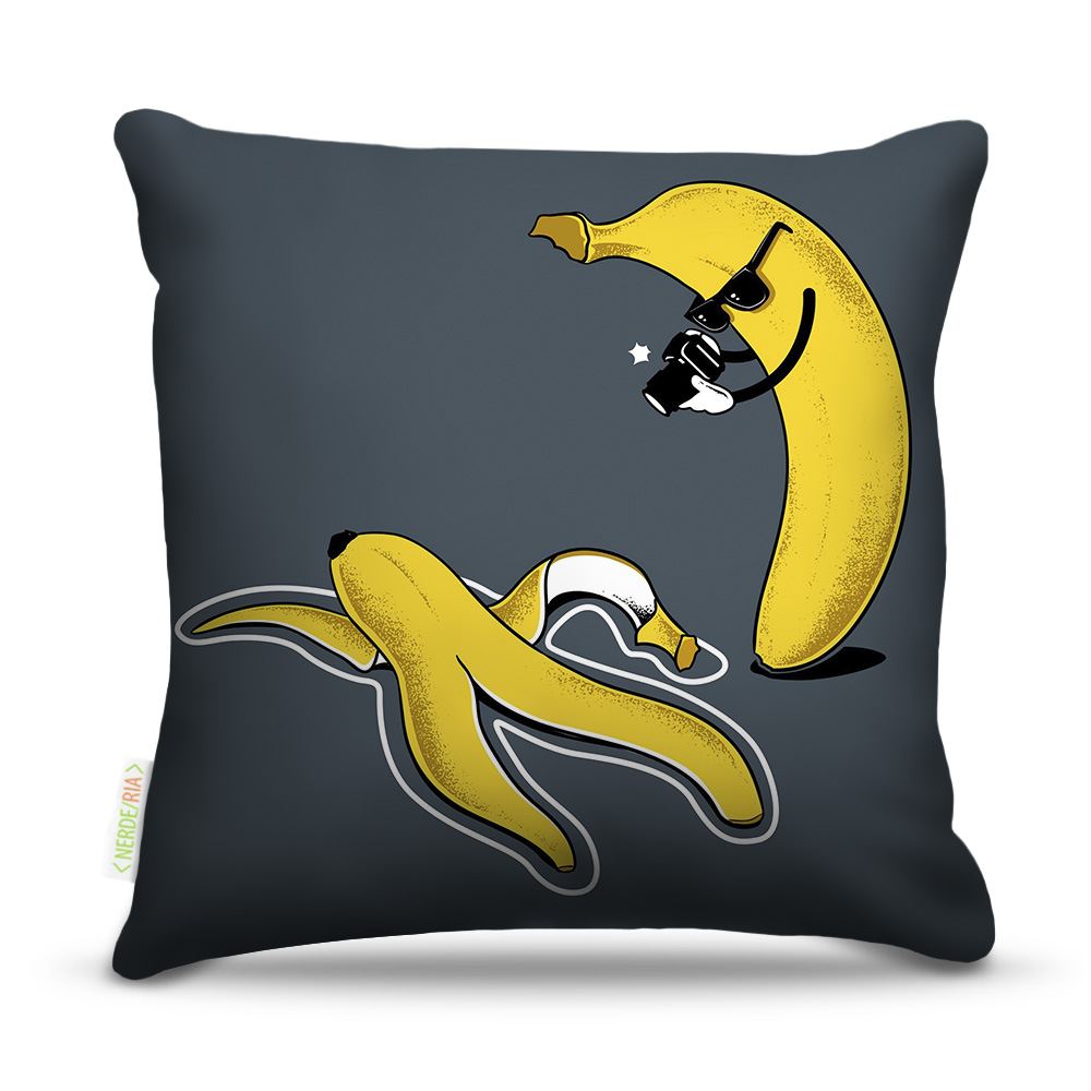 Almofada 45 x 45cm  Nerderia e Lojaria anana crime colorido