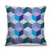 Almofada 45 x 45cm  Nerderia e Lojaria geometrica 12 colorido