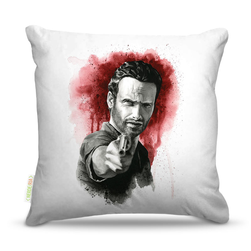 Almofada 45 x 45cm  Nerderia e Lojaria walkind dead colorido