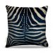 Almofada 45 x 45cm  Nerderia e Lojaria zebra azul colorido