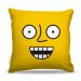 Almofada Amarelo Sorridente 45X45Cm