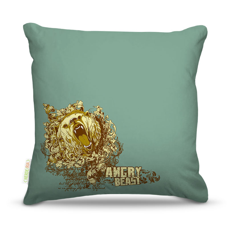 Almofada Angry Beast 45X45Cm