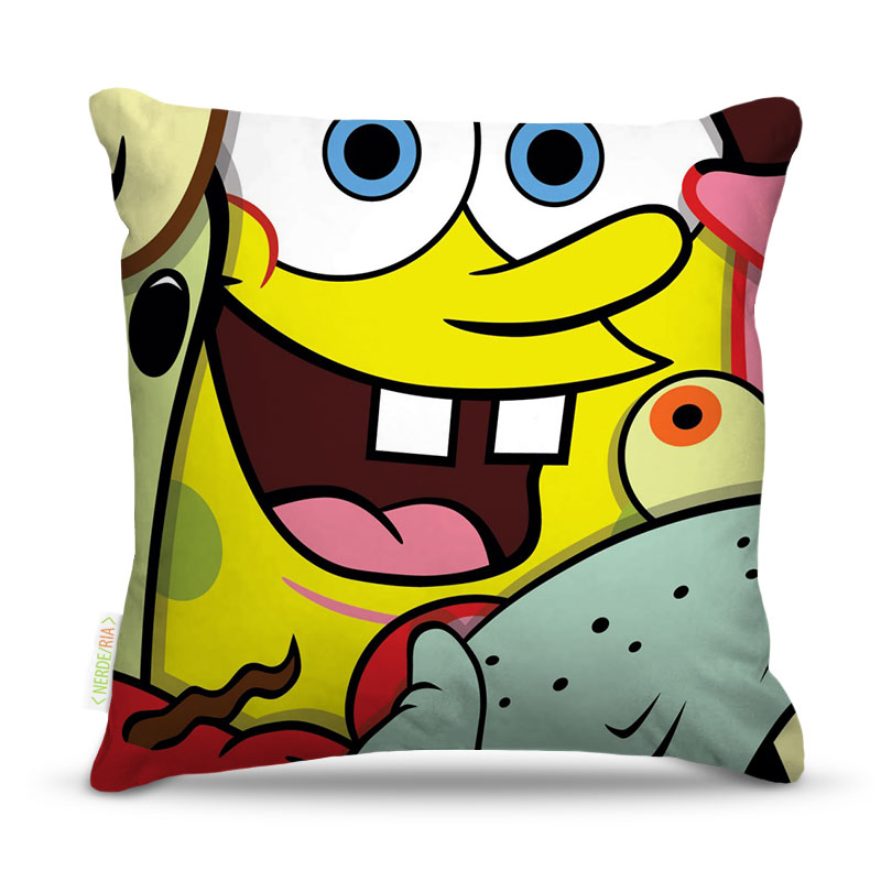 Almofada Bob Esponja Turma 45X45Cm
