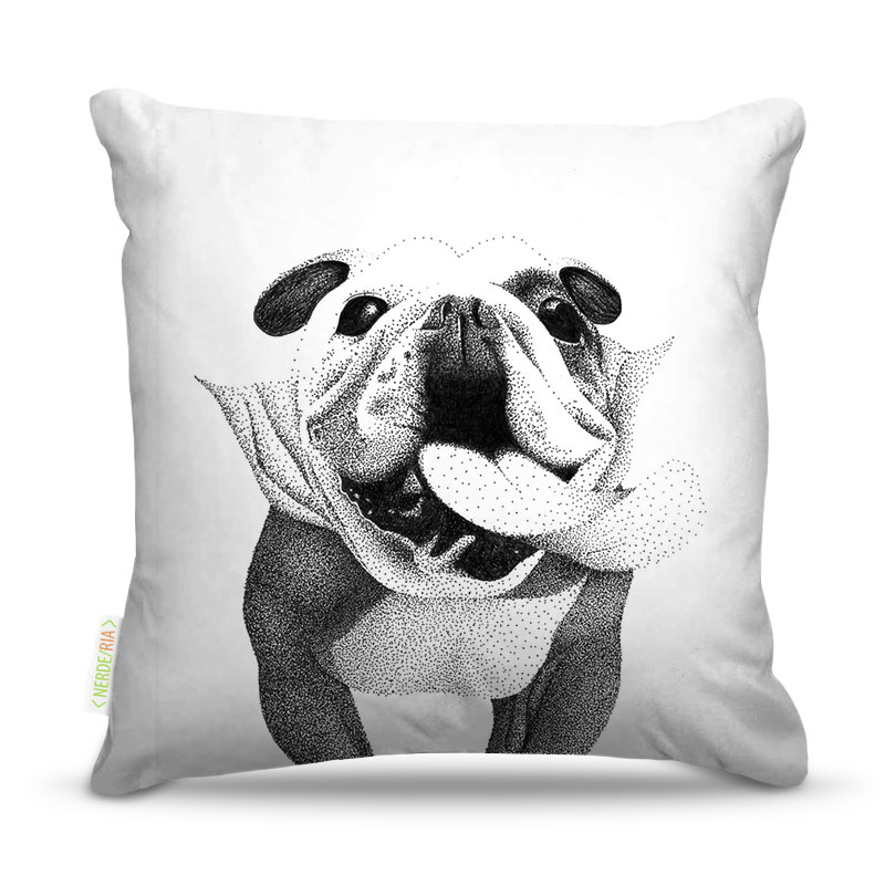 Almofada Bulldog Pontialismo 45X45Cm