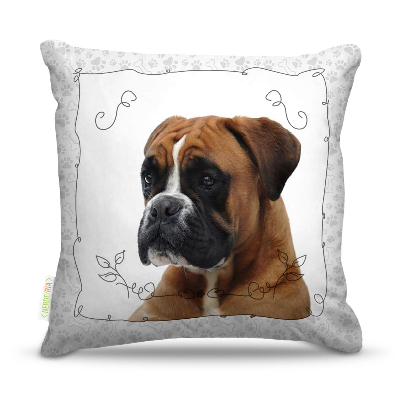Almofada Dog Boxer 45X45Cm