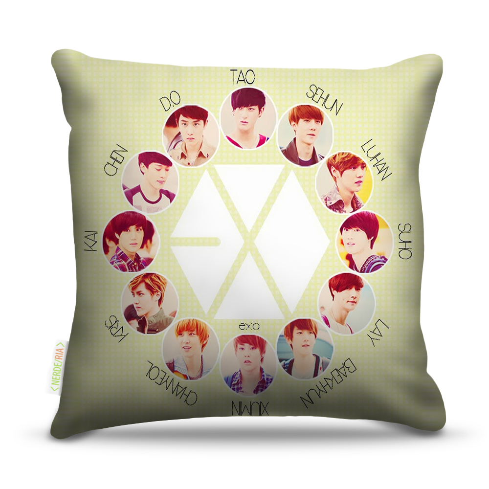 Almofada Exo Coreanos 45X45Cm