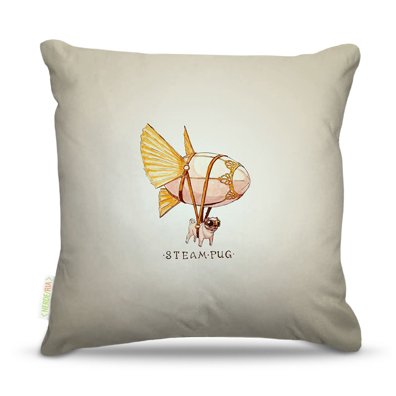 Almofada Flying Pug 45X45Cm