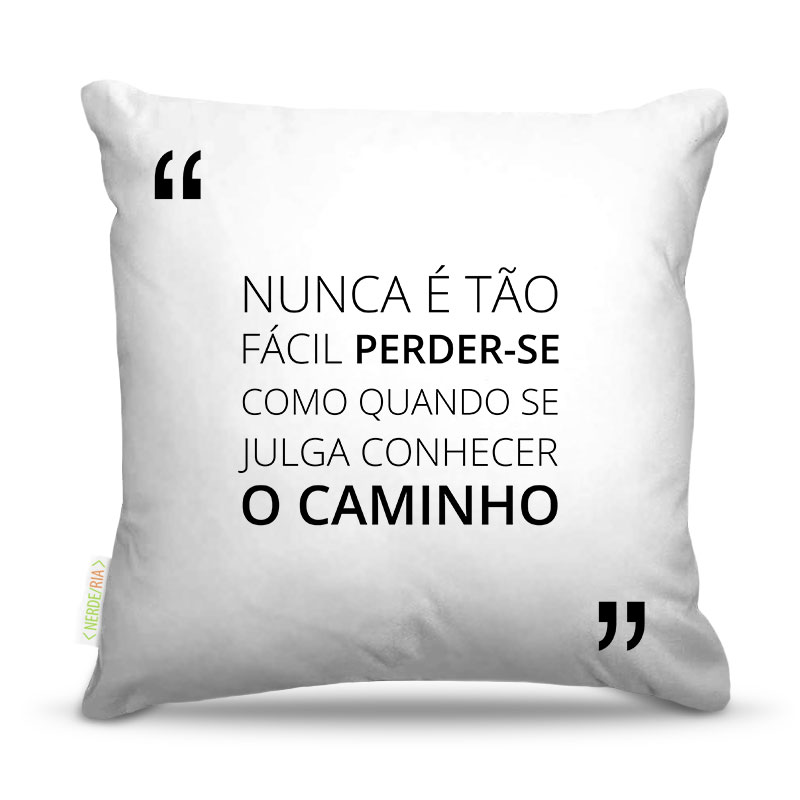 Almofada Frases Caminho 45X45Cm