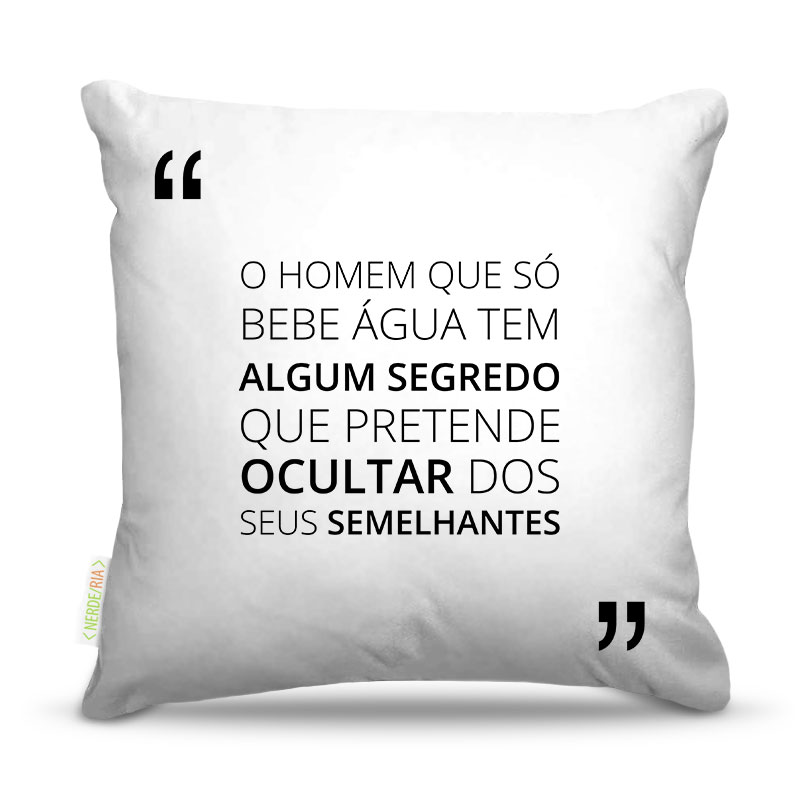 Almofada Frases Segredos 45X45Cm