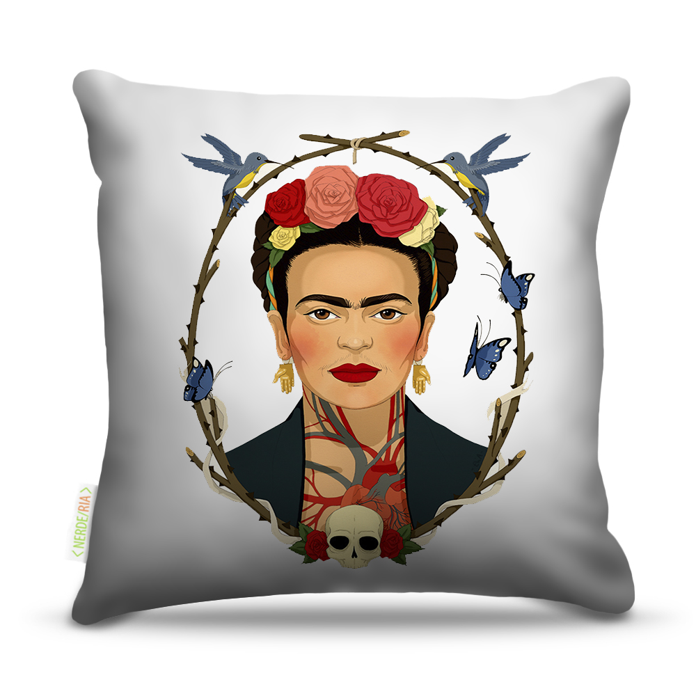 Almofada Frida Caveira 45X45Cm
