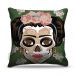 Almofada Frida Caveira Verde 45X45Cm