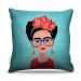 Almofada Frida Desenho Azul 45X45Cm
