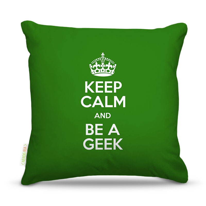Almofada Keep Calm Geek 45X45Cm