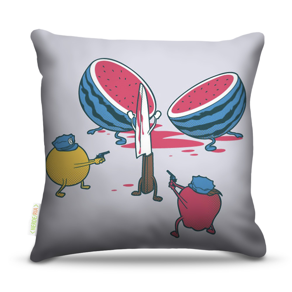 Almofada Melancia Crime 45X45Cm