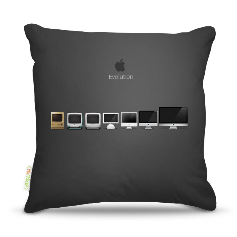 Almofada Nerderia Apple Evolution