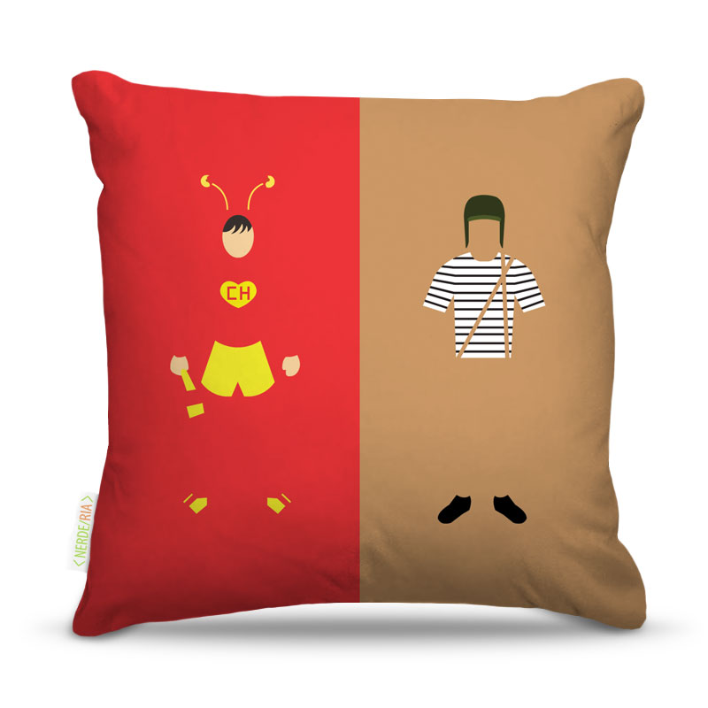 Almofada Nerderia Chaves Chapolin Minimalists
