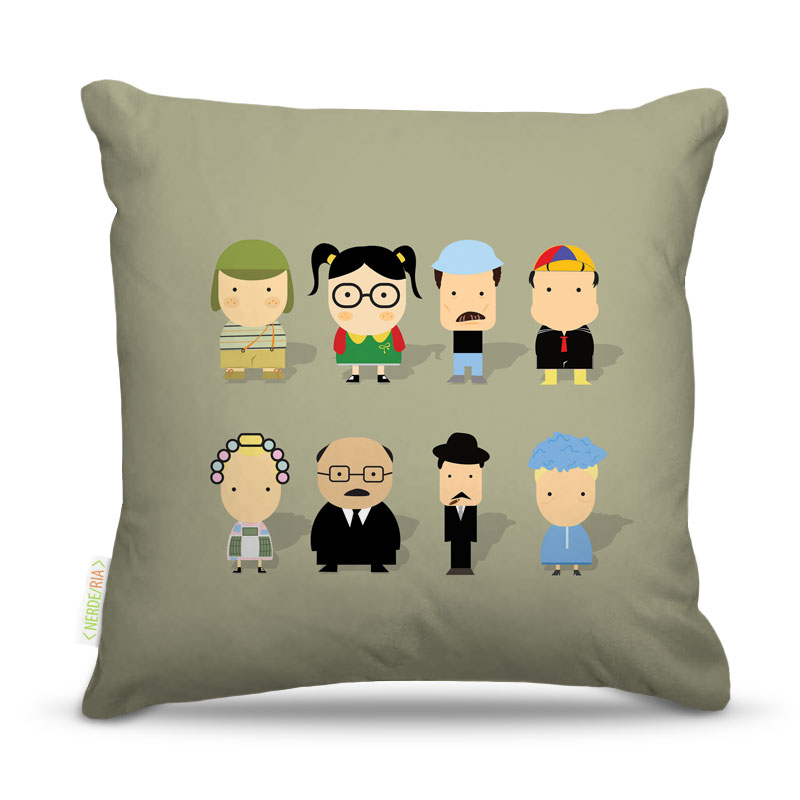 Almofada Nerderia Chaves Mini Cartoon