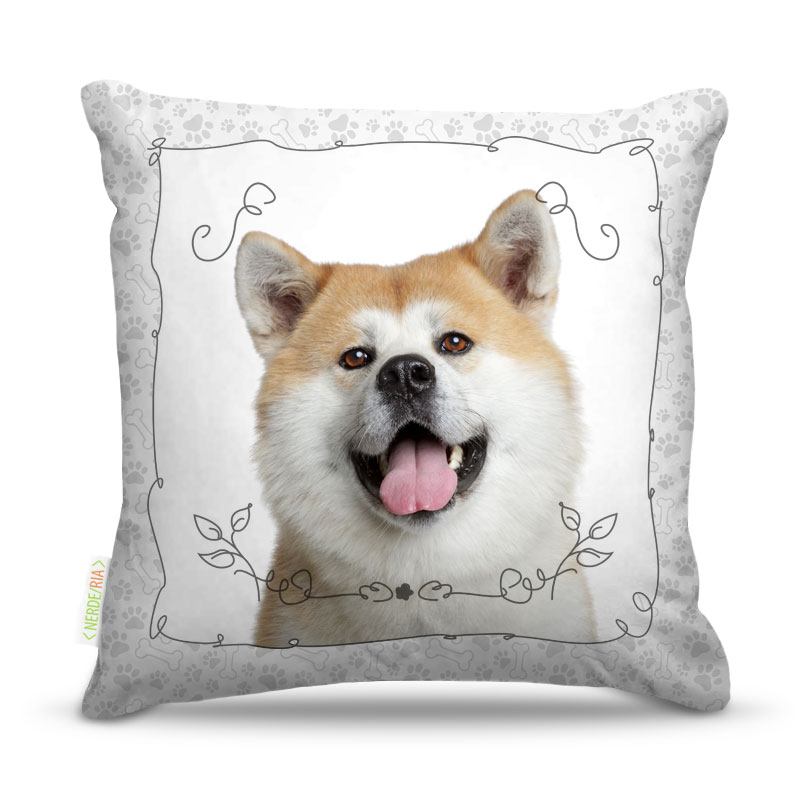 Almofada Nerderia Dog Akita