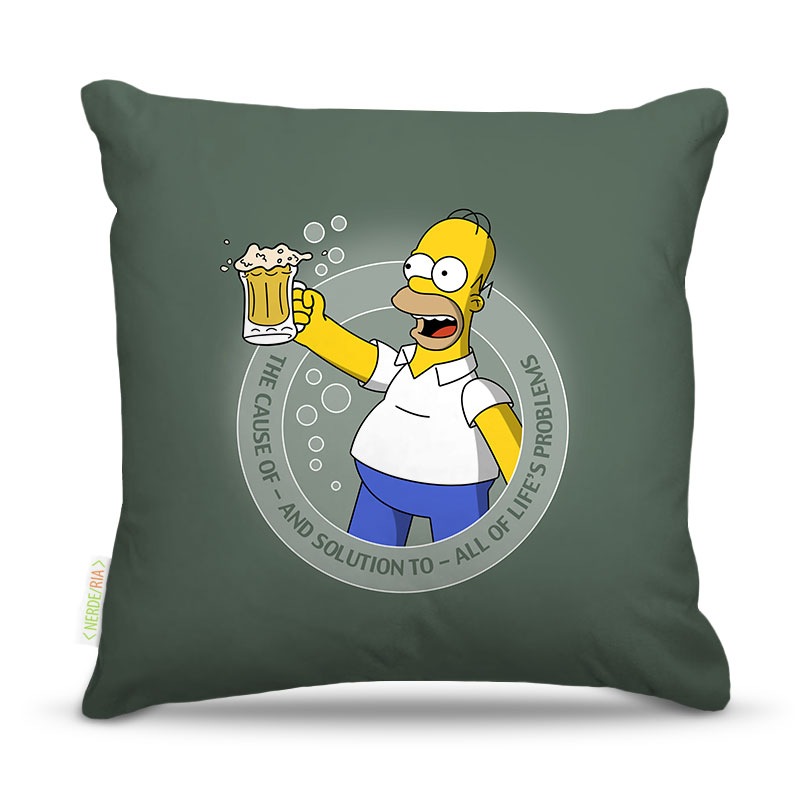 Almofada Nerderia Homer Beer