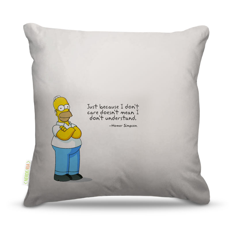 Almofada Nerderia Homer Quote