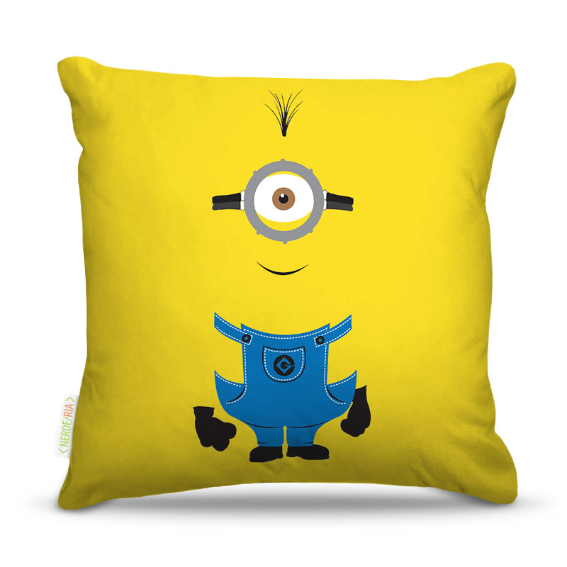 Almofada Nerderia Minion Minimalista