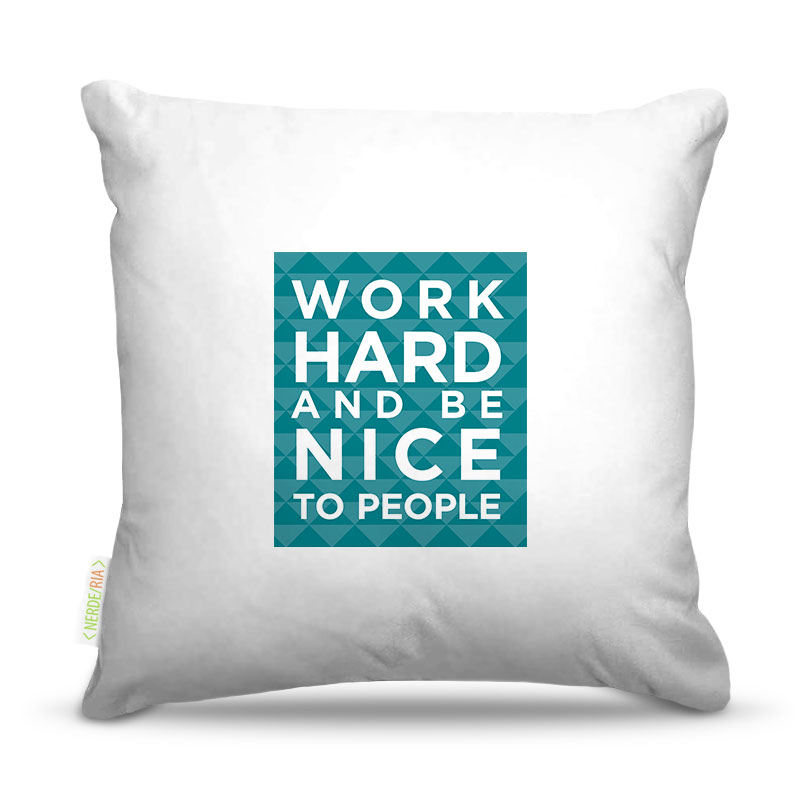 Almofada Nerderia Work Hard