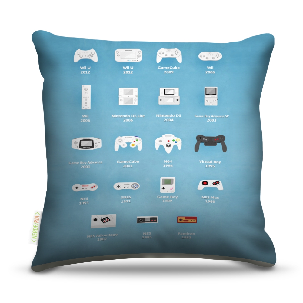 Almofada Nintendo History 45X45Cm